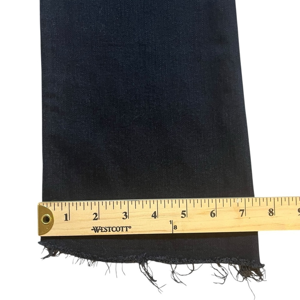 ✨ MOTHER The Insider Crop Fray Jeans – Night In Paris – Size 28 ✨ - Picture 6 of 8